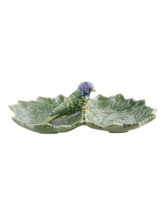 Vas ceramic dublu, 22 cm, Cineraria - Bordallo Pinheiro